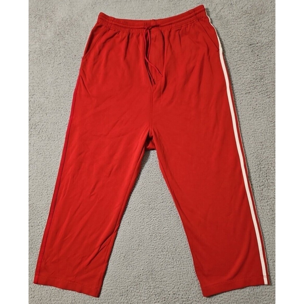 Adidas Y-3 Yohji Yamamoto Track Sweatpants Red‎ Wide Leg Men's Size Large CY8190